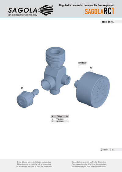 Regulador de Caudal RC1