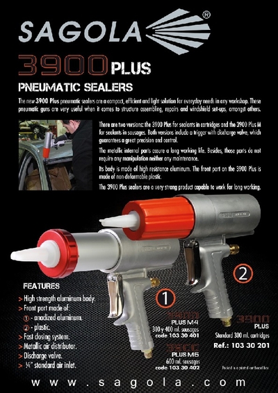 3900 Plus pneumatic sealers